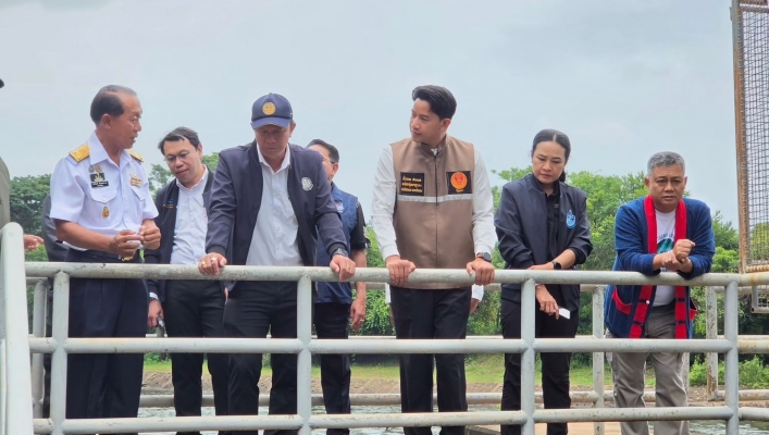 กรมทรัพยากรน้ำ ร่วมลงพื้นที่ติดตามแผนหลักการพัฒนาหนองหาร จังหวัดสกลนคร