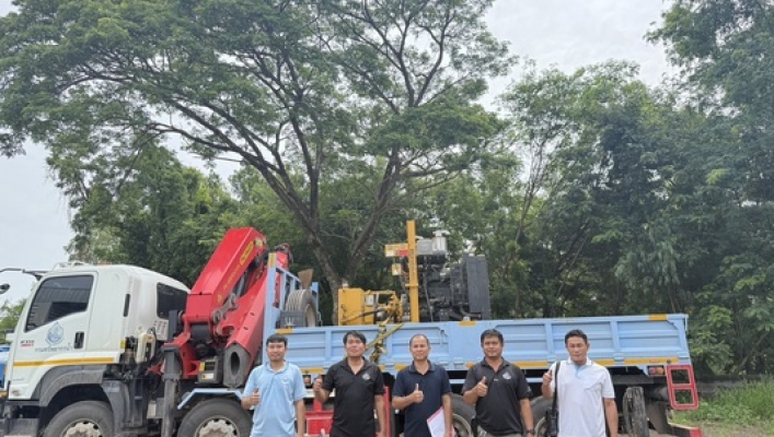 สทน.3 รับมอบครุภัณฑ์เครื่องสูบน้ำ ขนาด 12 นิ้ว จำนวน 2 เครื่อง พร้อมอุปกรณ์ ณ สำนักงานทรัพยากรน้ำที่ 9 ตำ