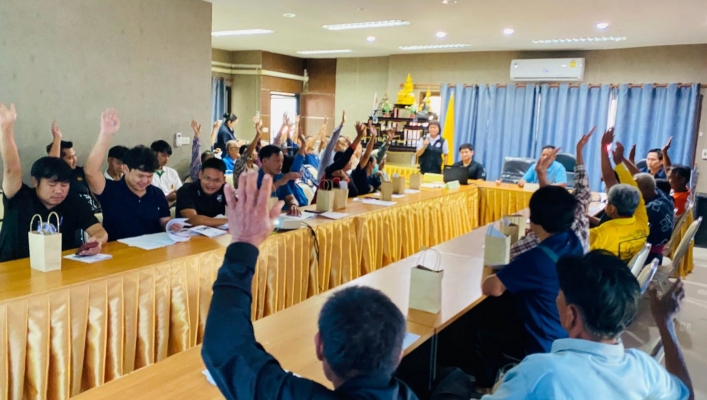 สทน.7 จัดประชุมเชิงปฏิบัติการรับฟังความคิดเห็นของประชาชน โครงการก่อสร้างระบบกระจายน้ำสนับสนุนพื้นที่เกษตรบ้านวังลาน-วิทยาลัยเกษตร และเทคโนโลยีกาญจนบุรี จังหวัดกาญจนบุรี
