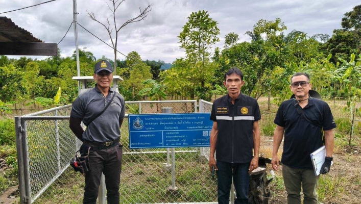 สทน.7 ลงพื้นที่ตรวจสอบ ซ่อมแซม ปรับปรุง และบำรุงรักษาสถานีเตือนภัยล่วงหน้า (Early Warning) น้ำท่วมฉับพลัน-ดินถล่ม