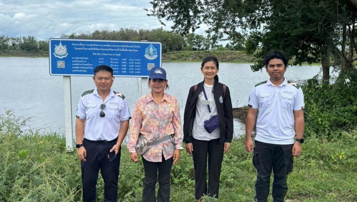 สทน.7 ลงพื้นที่สำรวจข้อมูลการใช้น้ำในแหล่งน้ำสาธารณะ เพื่อรวบรวมข้อมูลวิเคราะห์สมดุลน้ำและส่งเสริมความรู้ความเข้าใจการขออนุญาตการใช้น้ำ