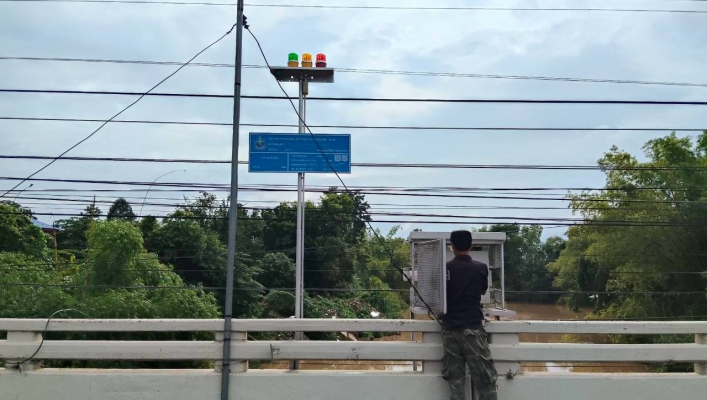 สทน.9 ลงพื้นที่ตรวจสอบ และซ่อมแซม บำรุงรักษาระบบเตือนภัยน้ำท่วม - ดินถล่ม (Early Warning) สำหรับพื้นที่เสี่ยงอุทกภัย - ดินถล่ม ในเขตพื้นที่จังหวัดอุตรดิตถ์