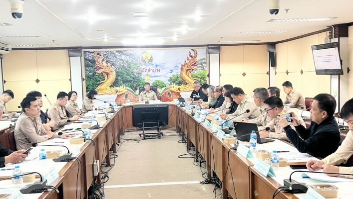 กรมทรัพยากรน้ำ โดยสำนักงานทรัพยากรน้ำที่ 1 เข้าร่วมประชุมคณะอนุกรรมการทรัพยากรน้ำ จังหวัดลำปาง