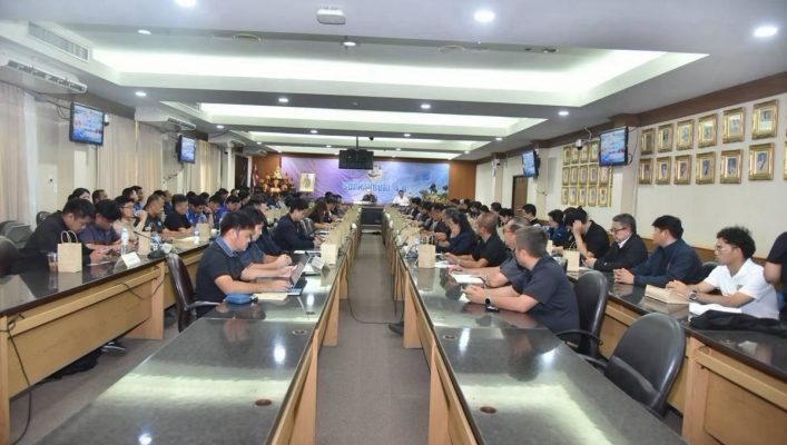 สทน.7 ประชุมติดตามสถานการณ์อุทกภัย ในพื้นที่จังหวัดสุพรรณบุรี