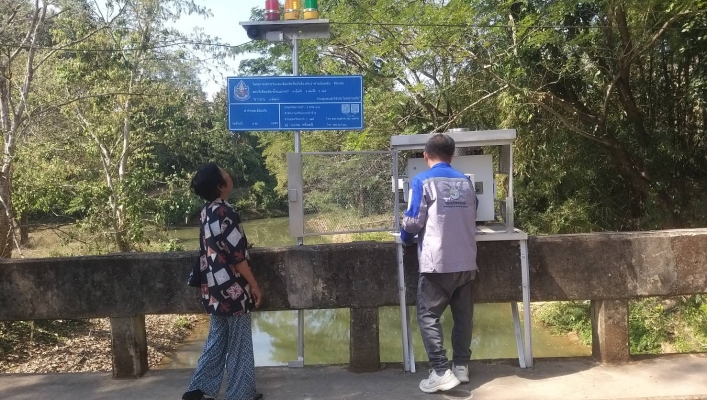 สทน.9 ลงพื้นที่ตรวจสอบและซ่อมแซมบำรุงรักษาระบบเตือนภัยน้ำท่วม-ดินถล่ม (Early Warning) จังหวัดน่านและแพร่ รวมจำนวน 29 สถานี