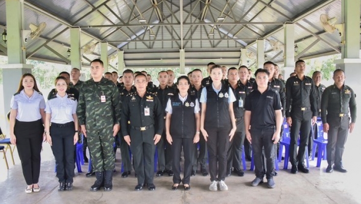 สทน.3 ดำเนินการรับฟังความคิดเห็นของประชาชนฯ  โครงการก่อสร้างระบบกระจายน้ำด้วยพลังงานแสงอาทิตย์ ค่ายพระยาสุนทรธรรมธาดา  สนับสนุนน้ำเพื่อการเกษตรโครงการทหารพันธุ์ดี