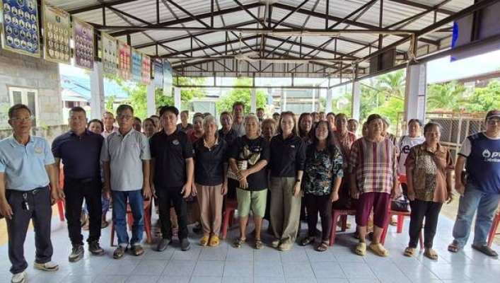 สทน.3 ดำเนินการรับฟังความคิดเห็นของประชาชนฯ  โครงการก่อสร้างโครงข่ายน้ำหนองโซงเซ็ง -หนองหมื่น-หนองดินกี่ พร้อมระบบกระจายน้ำ