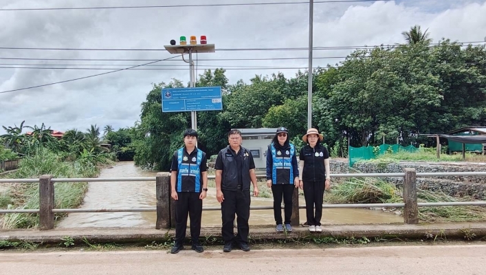 กรมทรัพยากรน้ำ สำนักงานทรัพยากรน้ำที่ 1 ส่วนอุทกวิทยาที่ 2 เชียงราย ตรวจสอบ ซ่อมแซม บำรุงรักษาระบบเตือนภัยล่วงหน้า (Early Warning) ในเขตพื้นที่  อ.ปง อ.เชียงคำ จ.พะเยา