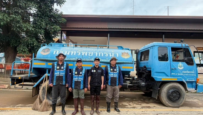 กรมทรัพยากรน้ำ เดินหน้าฟื้นฟูพื้นที่ประสบอุทกภัย จ.น่าน อย่างต่อเนื่อง