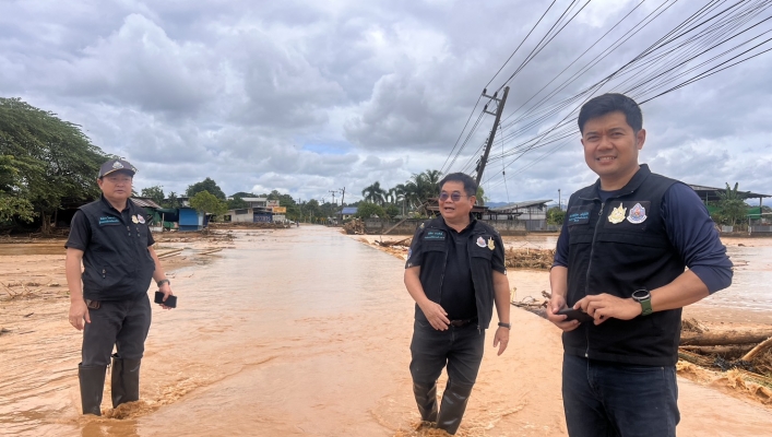 สทน.9 (22 สิงหาคม 2569) ลงพื้นที่ติดตามสถานการณ์หลังเกิดอุทกภัยในพื้นที่ หมู่ที่ 4 บ้านแก้มราษฎร์ พัฒนา ตำบลวรนคร อำเภอปัว จังหวัดน่าน