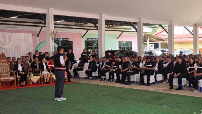 สทน.7 ร่วมต้อนรับ รมต.ประจำสำนักนายกรัฐมนตรี ลงพื้นที่ จ.ราชบุรี ติดตามการบริหารจัดการน้ำอุปโภคบริโภคและการเกษตร