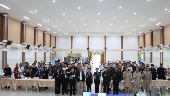 กรมทรัพยากรน้ำ โดย สทน.1 - สอท.1 เชียงใหม่  ร่วมถ่ายทอดความรู้วัดน้ำฝน เสริมเกราะเตือนภัยพิบัติระดับชุมชน