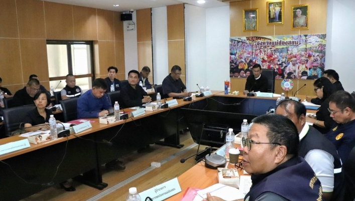 กรมทรัพยากรน้ำ โดยสำนักงานทรัพยากรน้ำที่ 1 ประชุมคณะอนุกรรมการ ทรัพยากรน้ำจังหวัดแม่ฮ่องสอน