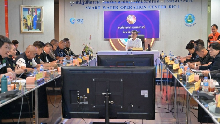 กรมทรัพยากรน้ำ โดย สทน.1 เข้าร่วมประชุมศูนย์บัญชาการเหตุการณ์จังหวัดเชียงใหม่ เตรียมความพร้อมเชิงรุก! รับมืออุทกภัยและพิจารณาค่า API เฝ้าระวังภัยพิบัติปี 2569