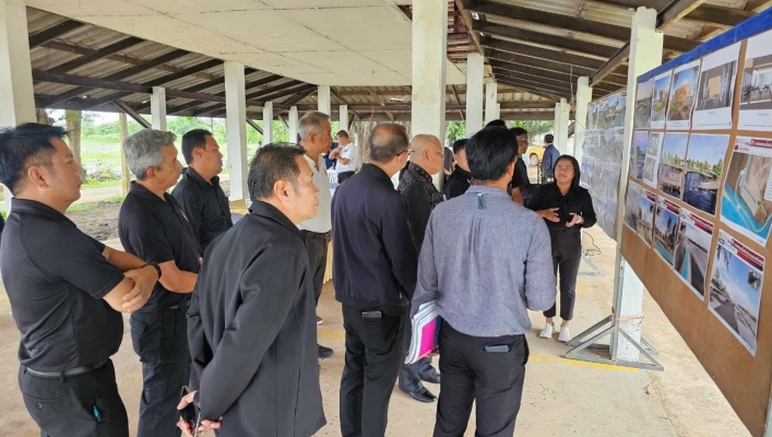 สทน.6 เข้าร่วมหารือเกี่ยวกับแนวทางการบริหารจัดการพื้นที่ชุ่มน้ำหนองปลาแขยง ณ หนองปลาแขยง (อุทยานกบินทร์เฉลิมราชย์) อำเภอกบินทร์บุรี จังหวัดปราจีนบุรี