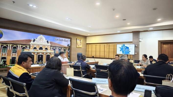 สทน.6 เข้าร่วมประชุมคณะกรรมการพิจารณารับรองการขออนุญาตสร้างสิ่งล่วงล้ำลำน้ำจังหวัดปราจีนบุรี ครั้งที่ 3/2569