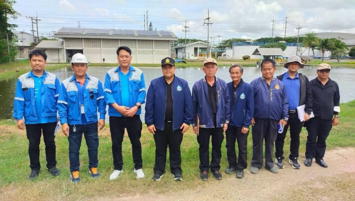 สทน.6 ลงพื้นที่ดำเนินการร้อยลวดประทับตราเม็ดตะกั่วกับเครื่องมือวัดปริมาณน้ำของ บริษัท ดับบลิวเอชเอ อินดัสเตรียล ดีเวลลอปเมนท์ จำกัด (มหาชน)