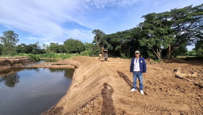 สทน.3 ลงพื้นที่ตรวจติดตาม ผลการดำเนินงาน โครงการปรับปรุงเพิ่มประสิทธิภาพแหล่งน้ำห้วยต้าย