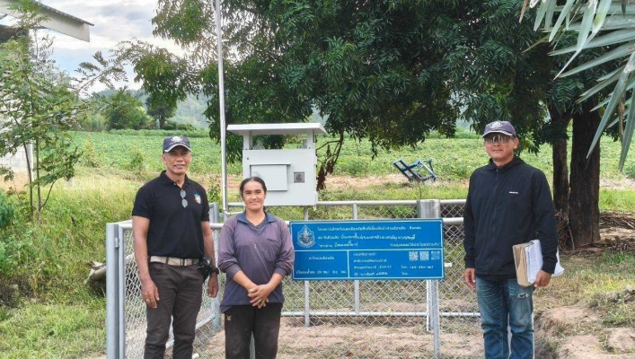 สทน.7 ลงพื้นที่ตรวจสอบ ซ่อมแซม ปรับปรุง และบำรุงรักษาสถานีเตือนภัยล่วงหน้า (Early Warning) น้ำท่วมฉับพลัน-ดินถล่ม ในเขตพื้นที่จังหวัดสุพรรณบุรี และจังหวัดกาญจนบุรี