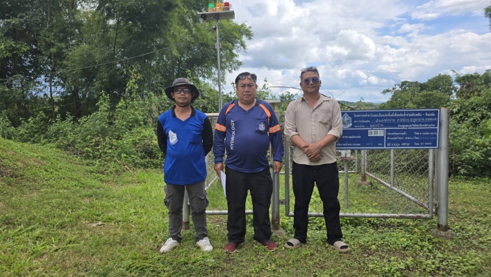 สทน.4 ออกปฏิบัติงานตรวจสอบ ซ่อมแซม และบำรุงรักษาสถานีสนามระบบเตือนภัยล่วงหน้า (Early Warning) สำหรับพื้นที่เสี่ยงอุทกภัย-ดินถล่ม ในพื้นที่ลาดชันและพื้นที่ราบเชิงเขา