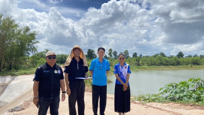 กรมทรัพยากรน้ำ โดย สำนักงานทรัพยากรน้ำที่ 5 สำรวจพื้นที่เสี่ยงขาดแคลนน้ำสำหรับการอุปโภคบริโภค เขตพื้นที่ตำบลขุนทอง อำเภอบัวใหญ่ จังหวัดนครราชสีมา