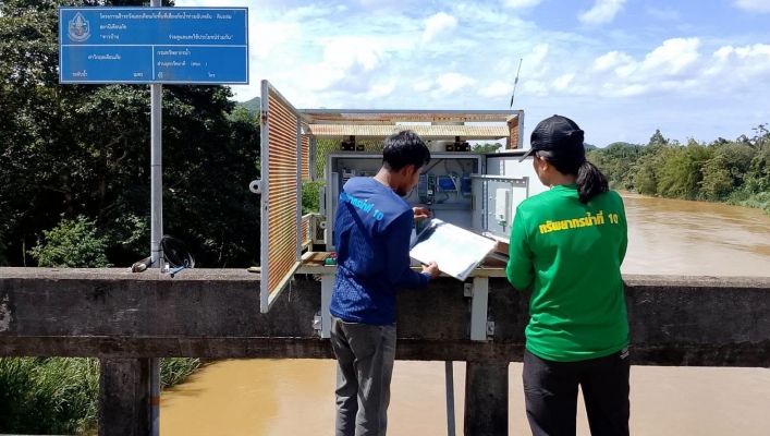 สทน.10 ตรวจสอบ ซ่อม บำรุงรักษา สถานีเตือนภัยล่วงหน้า EWS. จ.ชุมพร