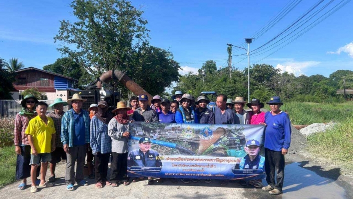 สทน.7 ร่วมกับ ทสจ.สุพรรณบุรี ติดตั้งเครื่องสูบน้ำขนาด 12 นิ้ว เร่งช่วยเหลือผู้ประสบอุทกภัย อ.อู่ทอง กว่า 800 ครัวเรือน