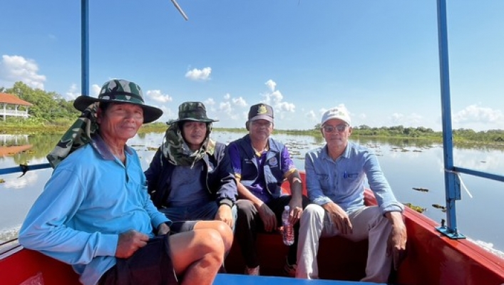 สทน.3 ดำเนินการสำรวจและออกแบบแนวทางการดำเนินงานโครงการฯ ตามหลักเกณฑ์ของกรมทรัพยากรน้ำในพื้นที่โครงการอนุรักษ์ฟื้นฟูหนองหาน