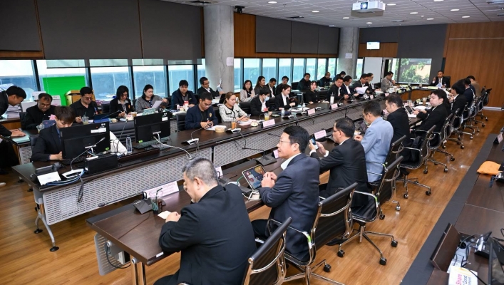 กรมทรัพยากรน้ำ ร่วมประชุมคณะอนุกรรมาธิการฯ หารือแนวทางพัฒนาโครงสร้างพื้นฐานและสาธารณูปโภคด้านน้ำในพื้นที่ภาคใต้