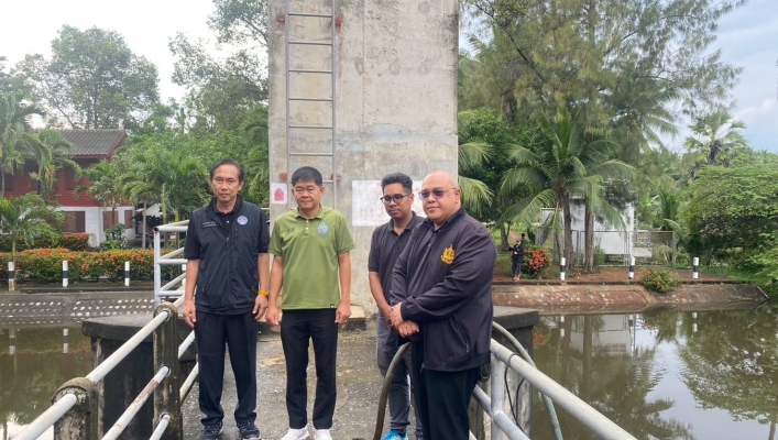 ผอ.สทน.7 ลงพื้นที่ตรวจสอบจุดติดตั้งเครื่องสูบน้ำ จ.ราชบุรี เร่งระบายน้ำท่วมขัง บรรเทาความเดือดร้อนประชาชน