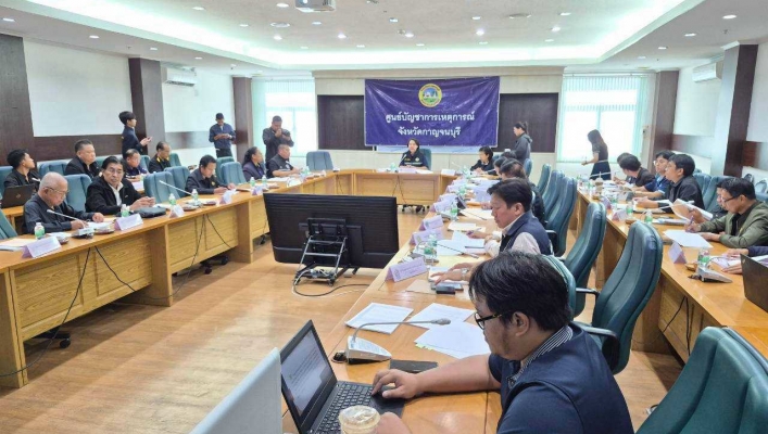 สทน.7 ร่วมประชุมคณะอนุกรรมการทรัพยากรน้ำจังหวัดกาญจนบุรี ครั้งที่ 2/2569