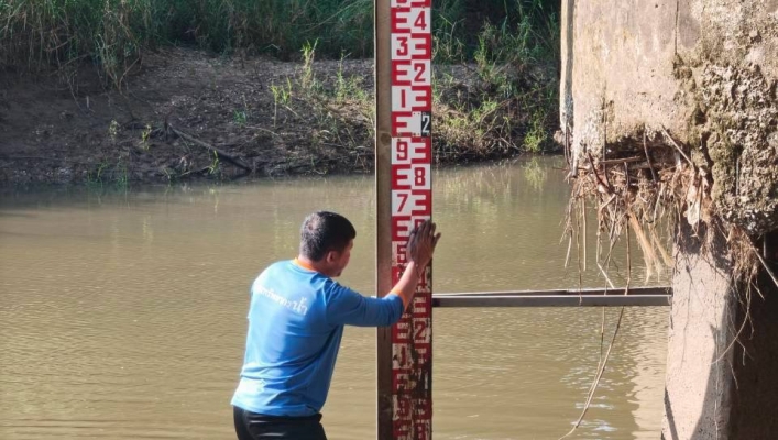 กรมทรัพยากรน้ำ โดยสำนักงานทรัพยากรน้ำที่ 1 ส่วนอุทกวิทยาที่ 2 เชียงราย สำรวจวัดปริมาณน้ำ และเก็บตะกอนแขวนลอย  ในเขตพื้นที่ จ.เชียงราย และจ.พะเยา